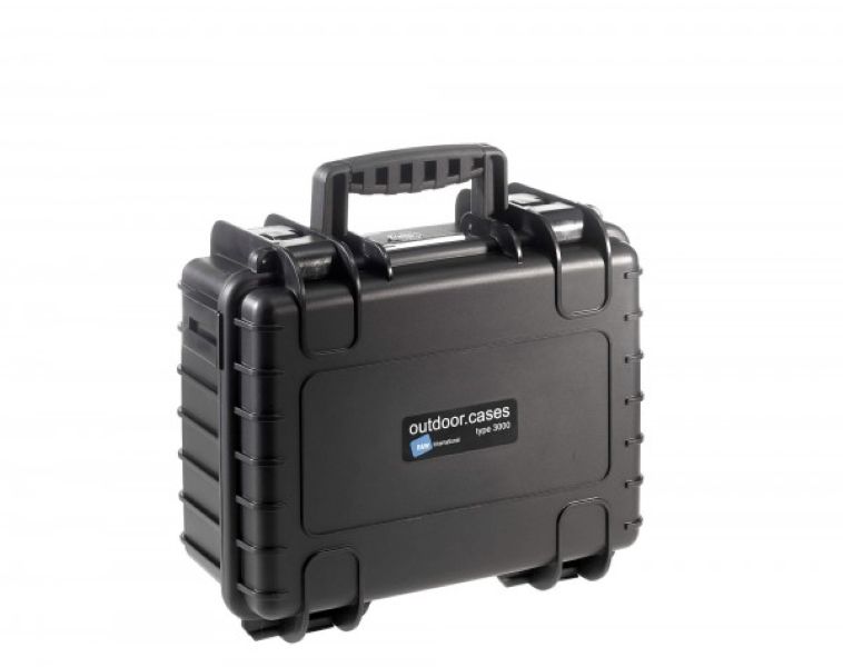 B&amp;W Intl. Case Type 3000 with Padded Dividers (Black)