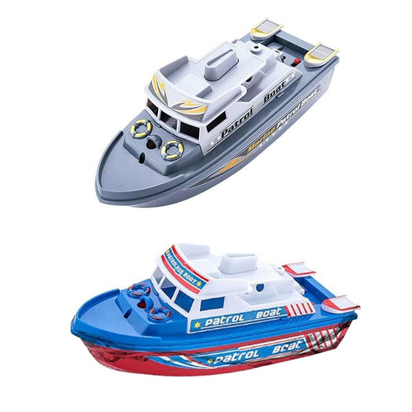 Speed Boat Water Toy Electric Patrol Boat Toy Model