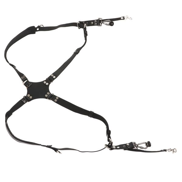 Camera Harness Strap X Type Black