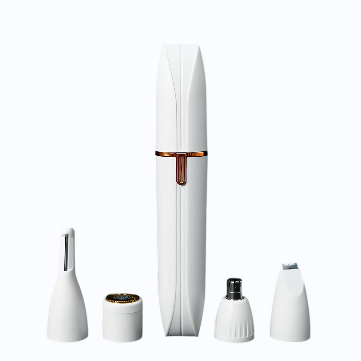 Electric Lady Shaver,4 in 1 Electric Hair Trimmer,Nose Hair Trimmer-White