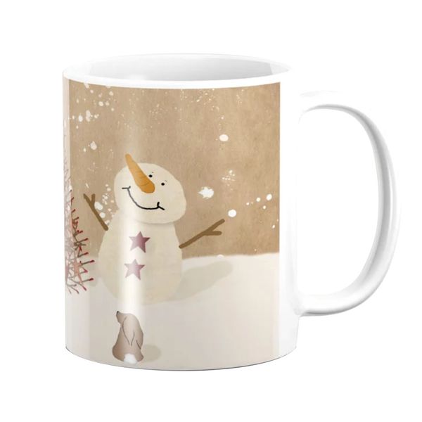 Pappa Joe - Mug - Christmas Tree And Snowman