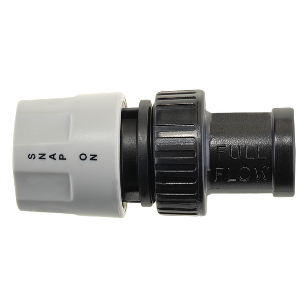 Snap-On Pipe Connector - 20mm Full Flow - Single
