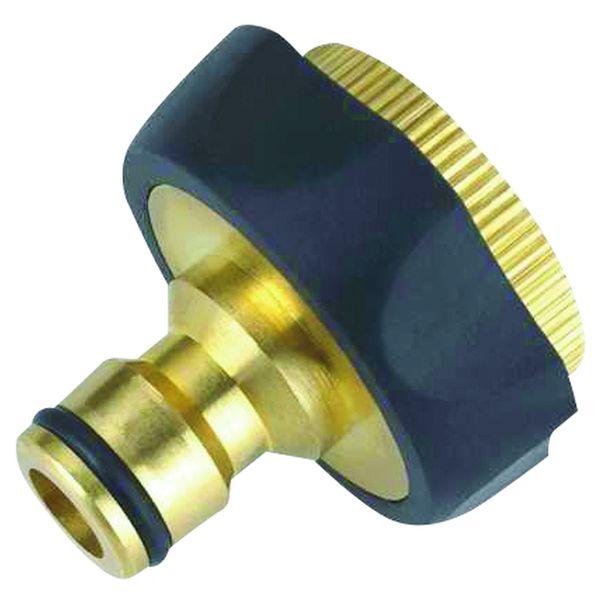 Gro Premium Brass Tap Adaptor -19mm &amp; 25mm