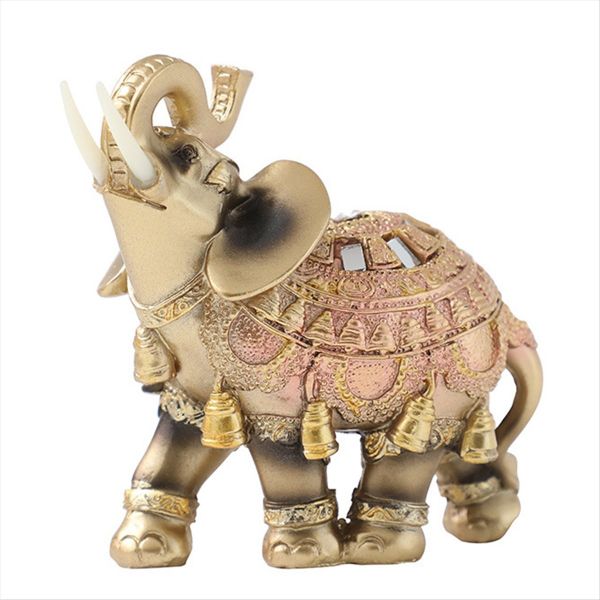 Auspicious Antique Elephant Statue Wealth Statue Birthday Gift Decor