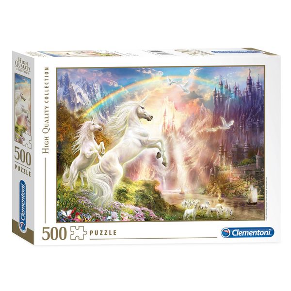 Clementoni 500 Piece Puzzle - Sunset Unicorns
