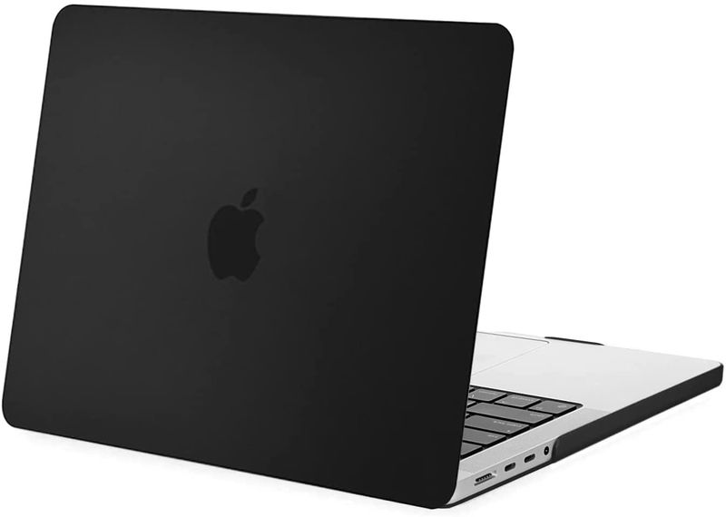 TUFF-LUV Hard Shell Case for Macbook Pro 14" - Black (for models 2021/2022 - A2442)