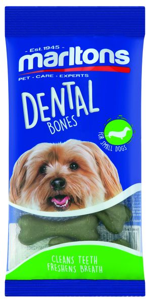 Marltons Dental Bone Small Dogs 6 Pieces/Bag 50g