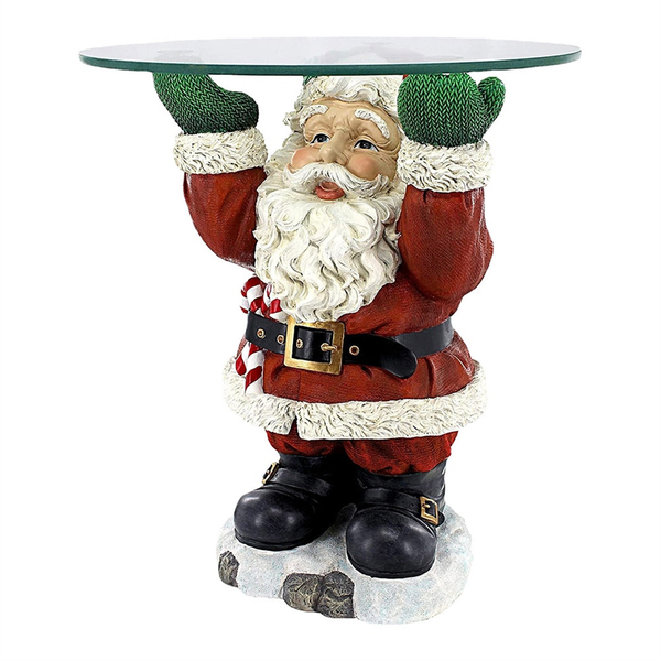 Christmas Santa Clau Snack Tray Rack Fun Christmas Party Decorations