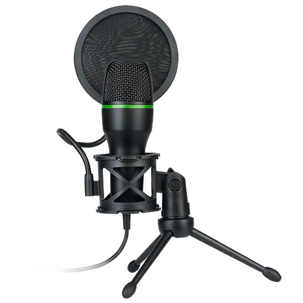 USB Condenser Microphone RGB,Black