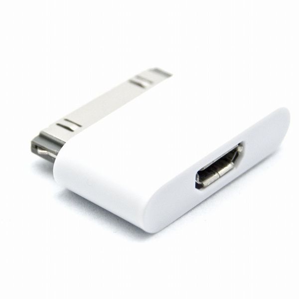 Techme Micro USB to Apple iPhone 30-pin Adapter Connector