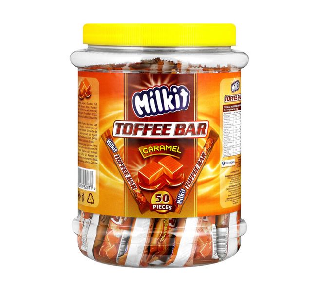 Bulk Box - Caramel Toffee Bars 6 Tubs of 50 Bars