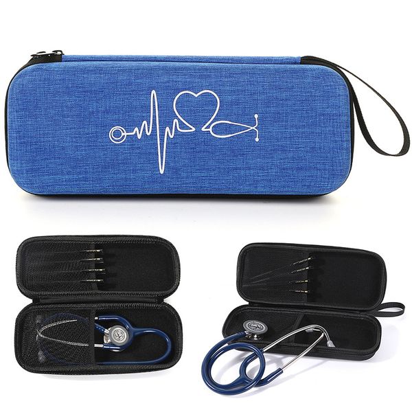 Stethoscope Case for Classic, Carry Case Bag-Blue