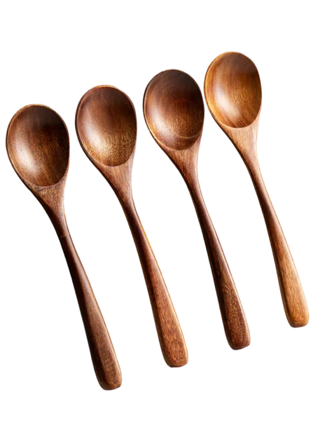 Candlelight Wooden Spoons - Set of 4