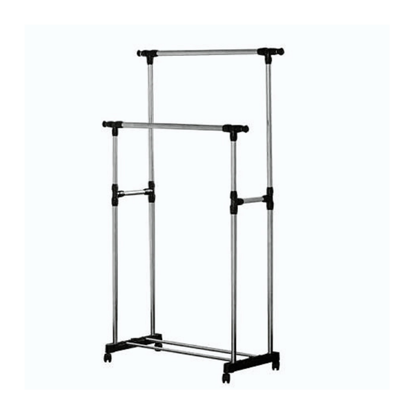 Double Pole Telescopic Clothes Rail
