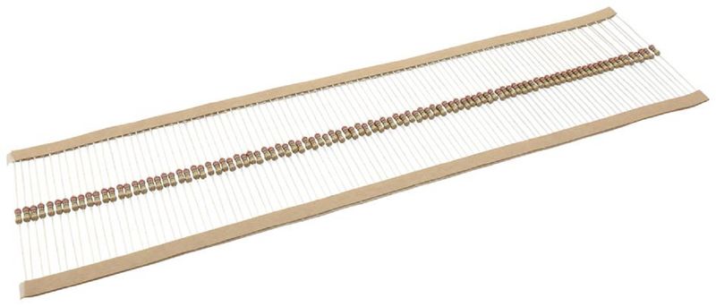 Multicomp Pro (CFR0W4JE006KIL) Resistor Kit, 100-Pieces each, 43 Values