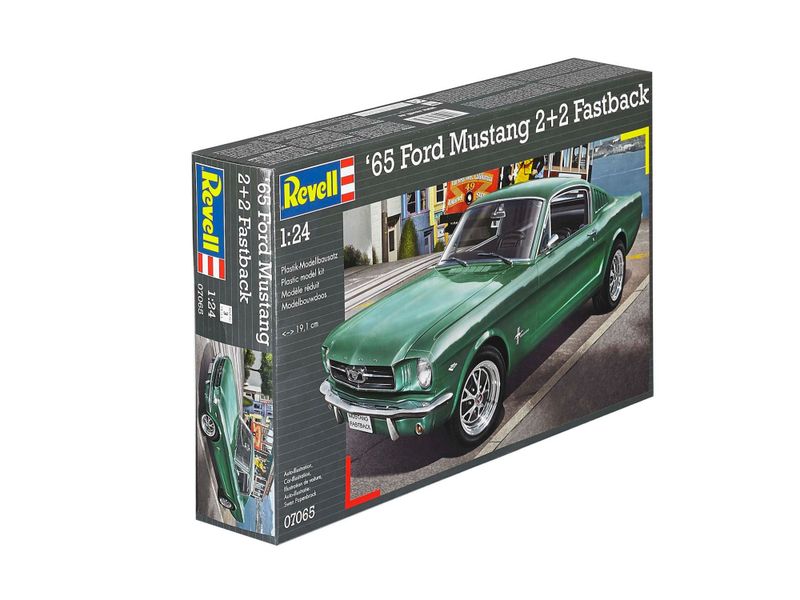 Revell 1/24 1965 Ford Mustang 2+2 Fastback Car Plastic Model Kit