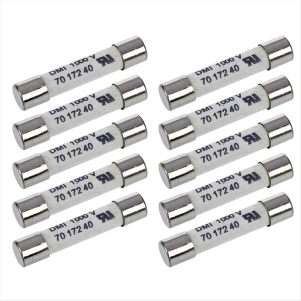 1000V 500Ma 10 Pcs Practical White Ceramic Fuse Compatible with Universal