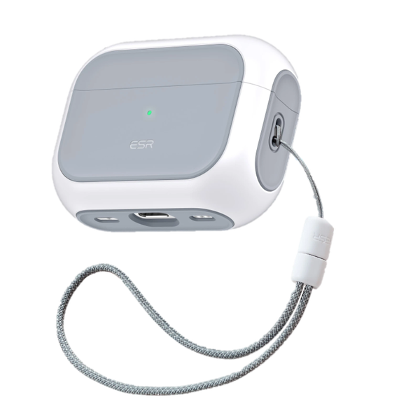 ESR Orbit Hybrid Case (HaloLock) Compatible with AirPods Pro - White/Grey