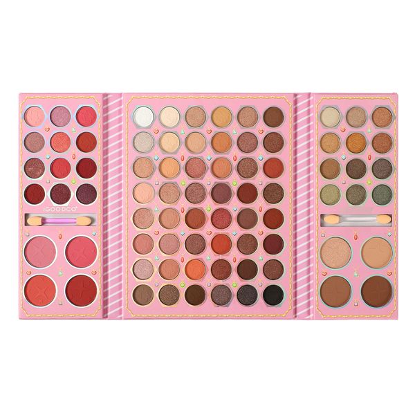 80 Colors Eyeshadow Palette Makeup Blush Highlighter Contour Long Lasting