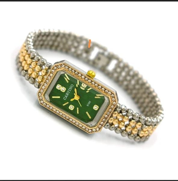 Vintage stone embellished ladies watch