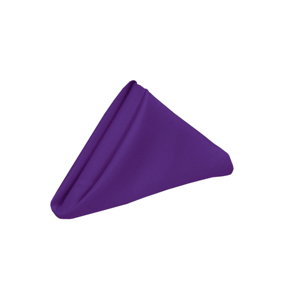 Set of 10 - Purple Napkins - Size 35 &amp; 50cm