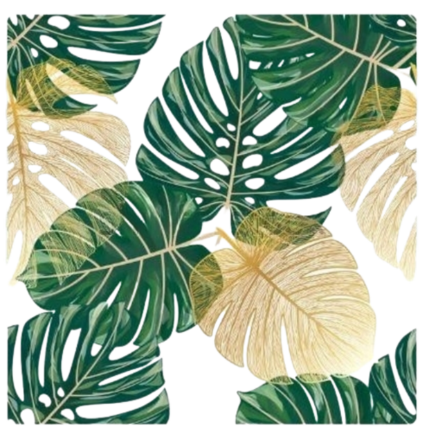 Shower Curtain Modern Custom Design Green and Gold Leaf Shop Today