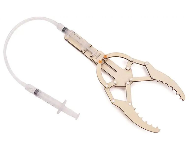 Wooden Hydraulic Manipulator