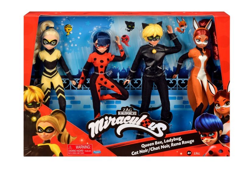 Miraculous Heroz 4 Pack Gift Set
