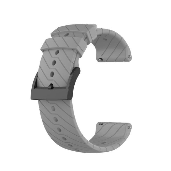 Silicone Strap Compatible with Suunto 9-Grey