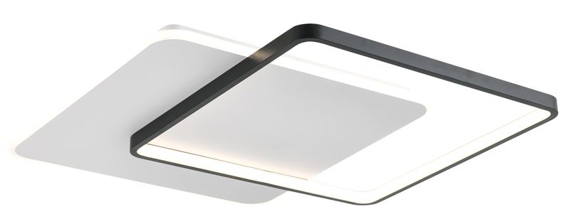 40 Watt Black &amp; White Square LED Light Fitting - CF275