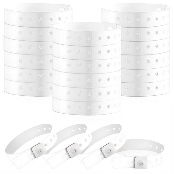 300 Pcs Neon Wristbands Vinyl Wristband Colorful Compatible with None