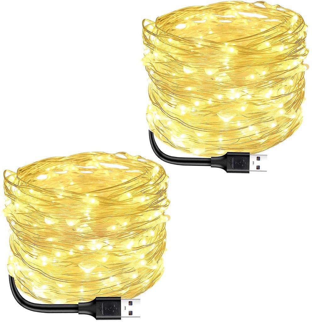 Lumina 2 Pack 10m USB LED Fairy Lights Warm White Buy Online in