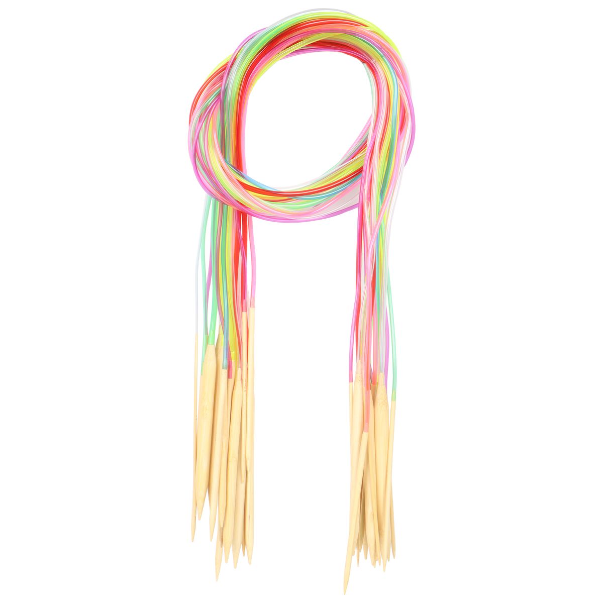 Carbonized Bamboo Crochet Hook Set Knitting Needles (Length)120cm