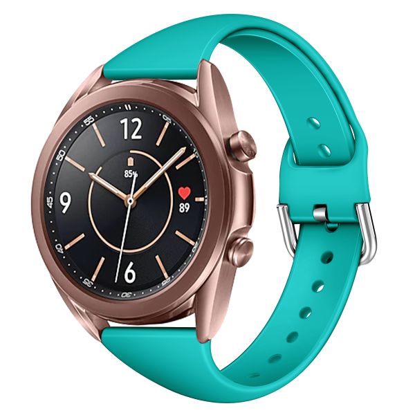 Silicone Watch Band Compatible With Samsung Galaxy Watch 3 - 41mm - Teal