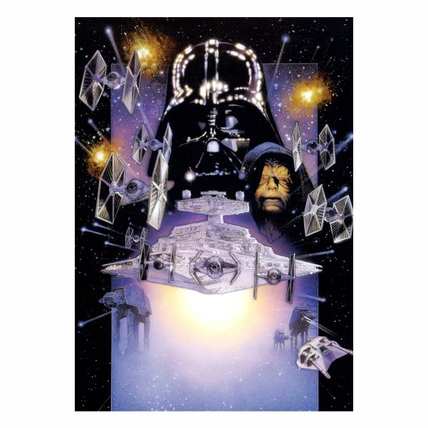 The Empire Strikes Back Dark - A1 Poster
