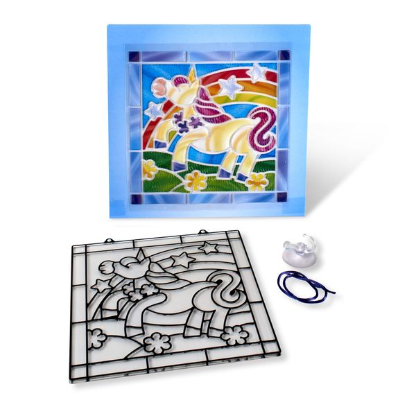 Melissa &amp; Doug Unicorn Stained Glass