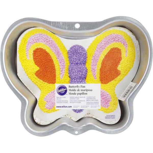 Wilton Butterfly Cake Baking Pan Tin Girls Kids Birthday Party Aluminium