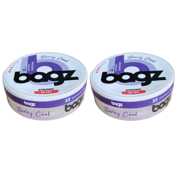 Bagz - Nicotine Pouch Berry Cool 16 MG - 2 Pack