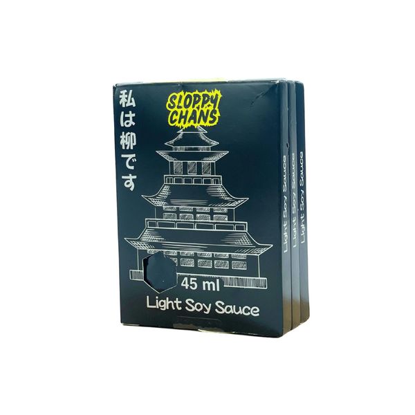 Sloppy Chans Light Soy Sauce 45ml 3 Pack