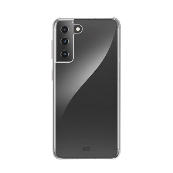 XQISIT Flex Case Anti-Bacterial for Samsung Galaxy S21 Case - Clear