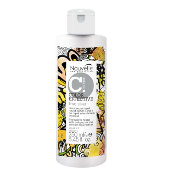 Nouvelle - Color Effective - True Silver Shampoo - Hair Care - 250 ml