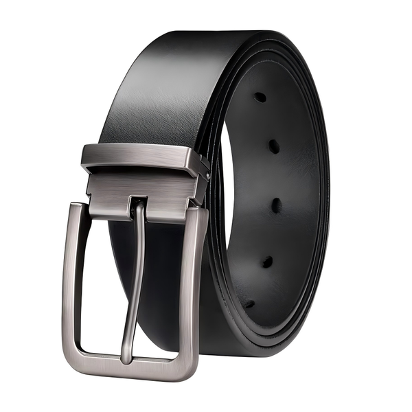 Leather Men Belt Large Size Casual Belt Alloy Pin Buckle Business Suit Belt