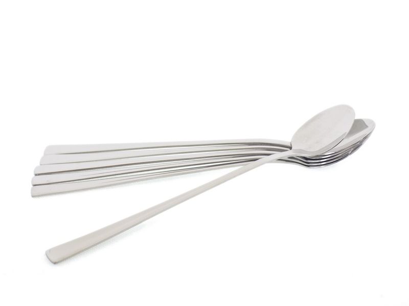 Elegant 6 Pieces Soda Spoon/ Long Tea Spoons 19.5cm Long