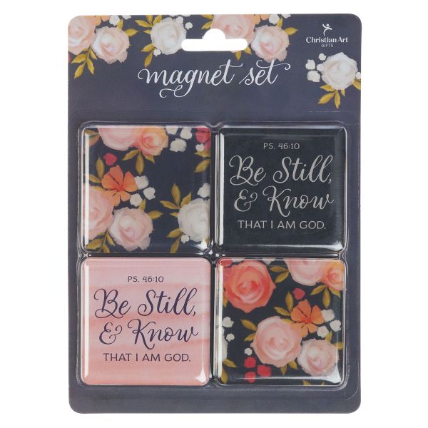 Four-Piece Magnetic Set - Be Still and Know That I Am God