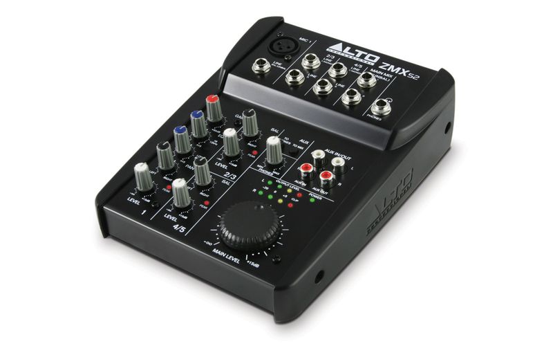 Alto Professional ZMX52 5 Channel Compact Mixer