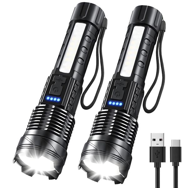 Tactical Flashlight Military Grade 5 Modes Waterproof Handheld Torch