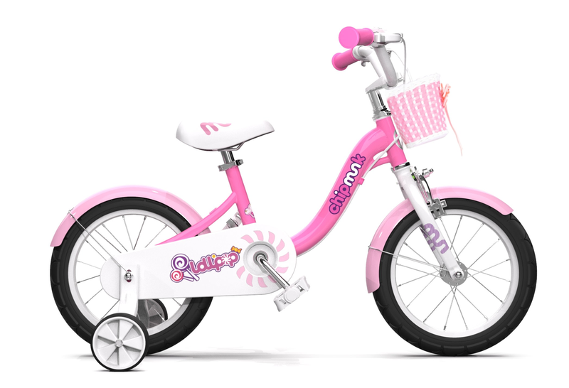 Chipmunk Lollipop MM14 Girls 14 Inch Bicycle Pink