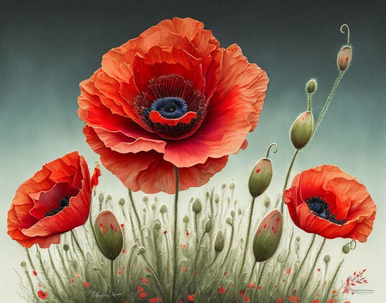Canvas Wall Art - In My Garden Artwork