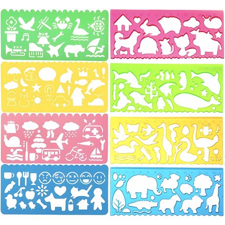 Stencil Spectacular: 20 Colorful Designs for Endless Creation Fun! Image