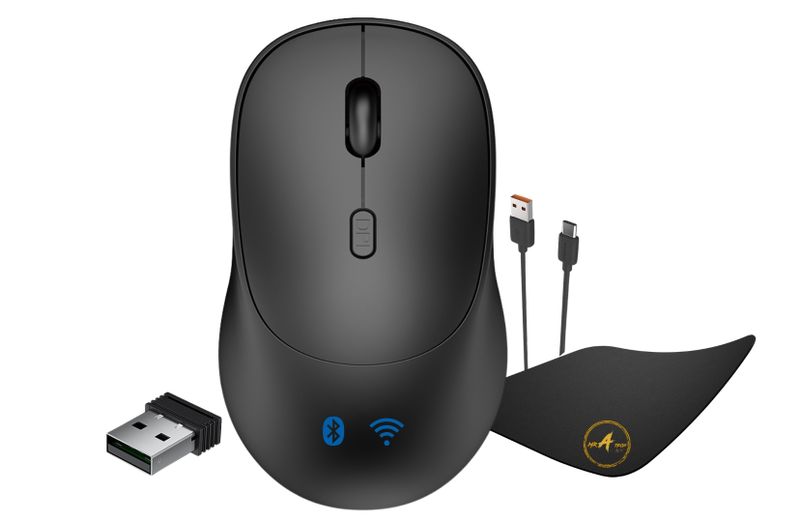 Wireless Mouse for Laptop, PC , Tablet , Cellphone , TV BOX , TV - 2 IN 1